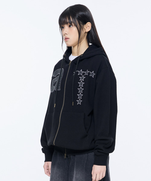 THECOLDESTMOMENT(ザコールデストモーメント)の「TCM at hooded zip-up (black)(パーカー・レディース・その他・S/M/L)」の7枚目の写真