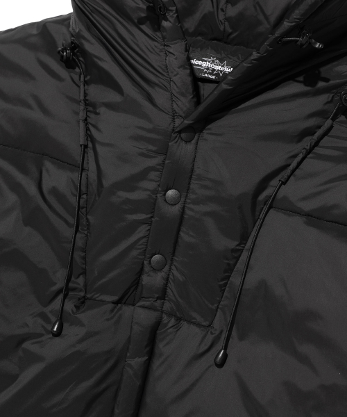 NICE GHOST CLUB(ナイスゴーストクラブ)の「HOODED MIDI PUFFER_BLACK(NG2EWUB902A)(ダウンジャケット/コート・レディース・ブラック・M/L/S)」の6枚目の写真