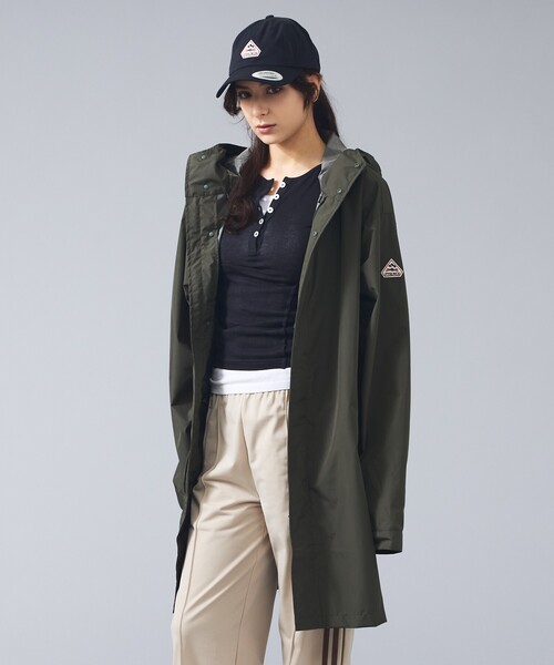 Pyrenex（ピレネックス）の「【PYRENEX / ピレネックス】HUZ015 / EISSAURE/フーデッドロングコート/ユニセックス（ブルゾン・メンズ・ブラック/ダークベージュ/カーキ・X-SMALL/S/M）」の3枚目の写真