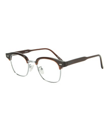 HANGLE EYEWEAR（ハングルアイウェア）の「エーデル スクエアハイグレー ブラウン（メガネ）」
