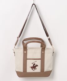 【BEVERLY HILLS POLO CLUB】エルガリー生地トートS(テープショルダー付属)