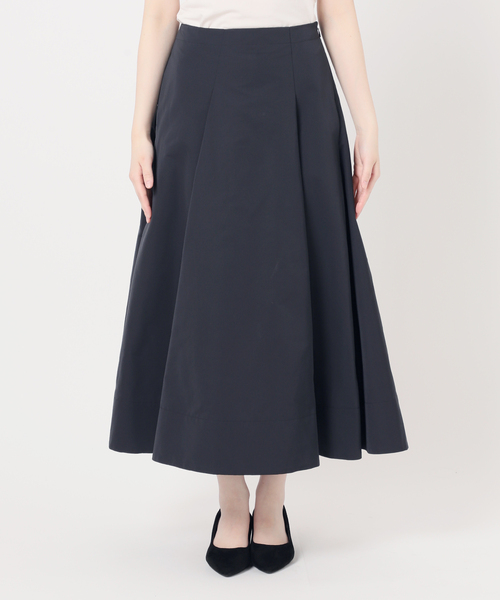 VERMEIL par iena(ヴェルメイユパーイエナ)の「タフタタックスカート(スカート・レディース・ネイビー・38/36)」の10枚目の写真