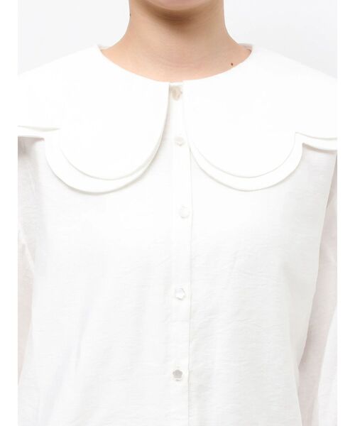 merry jenny(メリージェニー)の「おはなスカラップブラウス(シャツ/ブラウス・レディース・ブラック/ピンク・FREE)」の15枚目の写真