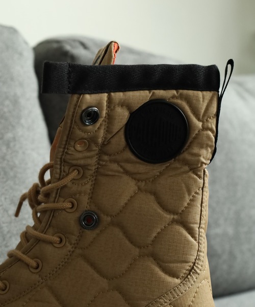 PALLADIUM(パラディウム)の「BAGGY RE-QUILTED バギー キルトテッド スニーカー(ブーツ・メンズ・オリーブ/キャメル・22.5cm/24cm/24.5cm/26cm/26.5cm/27cm/27.5cm/28cm)」の17枚目の写真