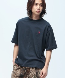 U.S. POLO ASSN. (ユーエスポロアッスン) 半袖Tシャツ ワンポイント クルーネック コットン PLM61206