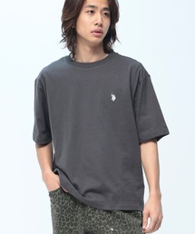 U.S. POLO ASSN. (ユーエスポロアッスン) 半袖Tシャツ ワンポイント クルーネック コットン PLM61206
