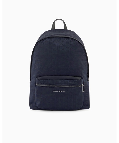 ARMANI EXCHANGE（アルマーニエクスチェンジ）の「【A|X アルマーニ エクスチェンジ】オールオーバージャカードロゴ バックパック（バックパック/リュック・メンズ・ダークネイビー・FREE）」の6枚目の写真
