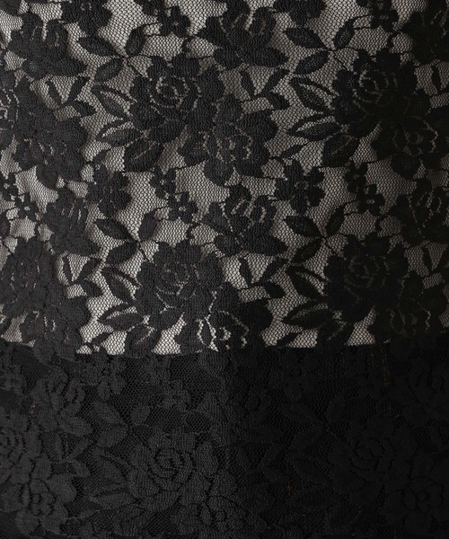 RAGEBLUE(レイジブルー)の「ベルスリーブ/レースフリルレイヤードトップス(Tシャツ/カットソー・レディース・ホワイト/ブラック・FREE)」の17枚目の写真