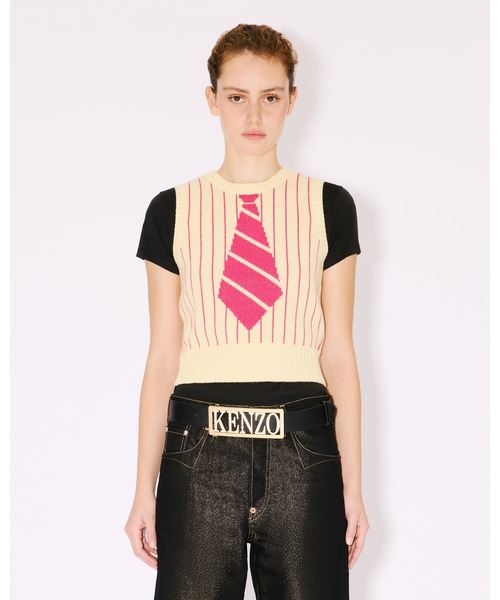 KENZO(ケンゾー)の「'KENZO トロンプルイユ' ベスト イン ウール コットン(その他トップス・レディース・イエロー系その他・SMALL)」の3枚目の写真