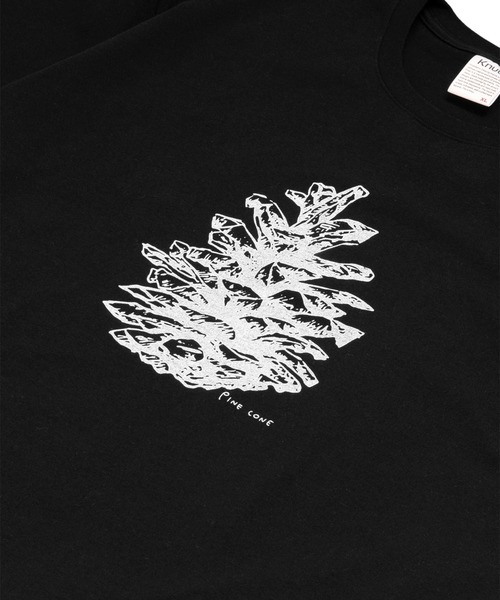 Knuu（ヌウ）の「Pinecorn T-Shirt（Tシャツ/カットソー・メンズ・ブラック/ホワイト・SMALL/MEDIUM/LARGE/X-LARGE）」の4枚目の写真