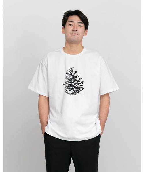 Knuu（ヌウ）の「Pinecorn T-Shirt（Tシャツ/カットソー・メンズ・ブラック/ホワイト・SMALL/MEDIUM/LARGE/X-LARGE）」の5枚目の写真