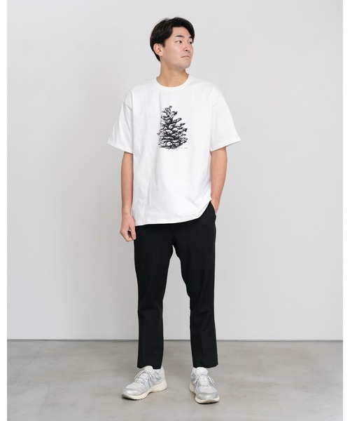 Knuu（ヌウ）の「Pinecorn T-Shirt（Tシャツ/カットソー・メンズ・ブラック/ホワイト・SMALL/MEDIUM/LARGE/X-LARGE）」の7枚目の写真