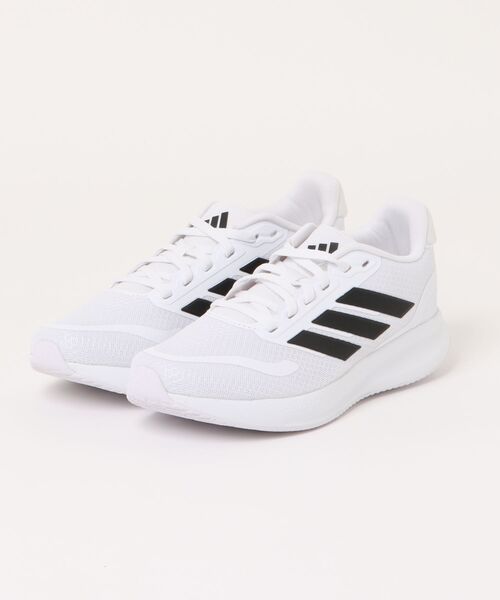 adidas（アディダス）の「【adidas】アディダス COREFAITO 5.0J（コアファイト 5.0J）（スニーカー・レディース・グレー×ピンク/ブラック×ブラック/ホワイト×ブラック・22.5cm/23.0cm/23.5cm/24.0cm/24.5cm/25.0cm/25.5cm）」の2枚目の写真