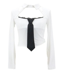 Cutout Feminine Blouse / カットアウトフェミニンブラウス