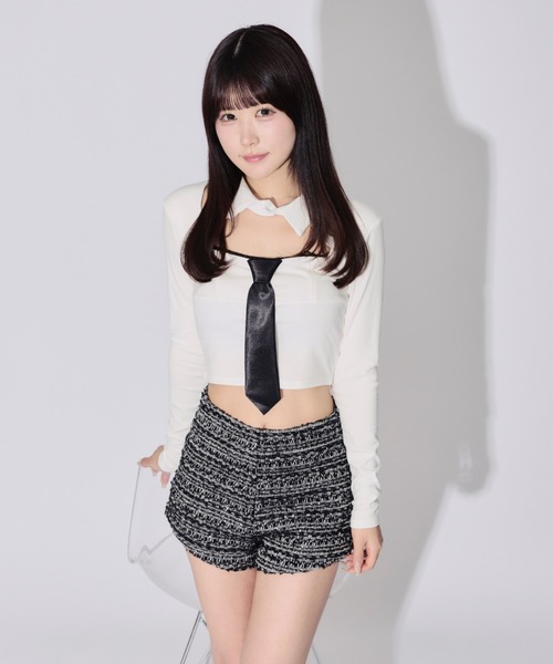 JilLA（ジルア）の「Cutout Feminine Blouse / カットアウトフェミニンブラウス（シャツ/ブラウス・レディース・ホワイト・FREE）」の5枚目の写真
