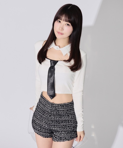 JilLA（ジルア）の「Cutout Feminine Blouse / カットアウトフェミニンブラウス（シャツ/ブラウス・レディース・ホワイト・FREE）」の13枚目の写真