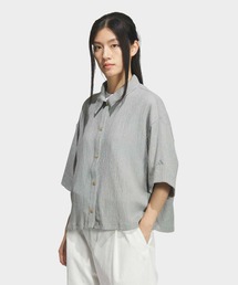 ソフトリュクス シアー ルーズフィット 襟付き 半袖シャツ / アディダス adidas