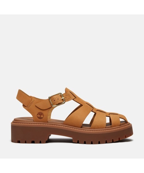 Timberland(ティンバーランド)の「ストーン ストリート フィッシャーマン サンダル レディース(サンダル・レディース・ウィート・22.5cm/23.0cm/23.5cm/24.0cm)」の1枚目の写真