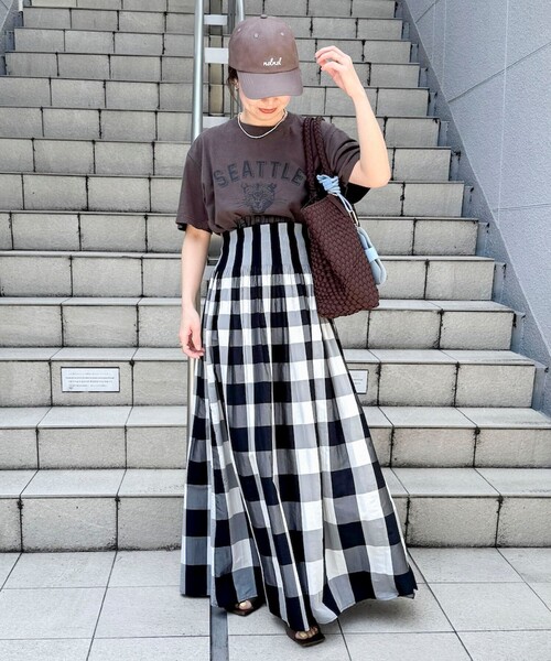 NOLLEY’S（ノーリーズ）の「【KIRYU】ウォッシャブルシャーリングギンガム2WAYワンピース（ワンピース・レディース・ブラック系その他・38）」の22枚目の写真