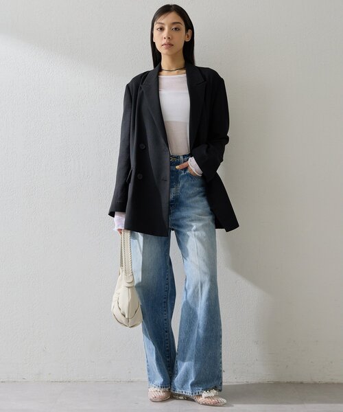 Whim Gazette（ウィムガゼット）の「ストレートデニム（デニムパンツ・レディース・ブルー・38/36）」の3枚目の写真