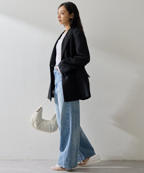 Whim Gazette（ウィムガゼット）の「ストレートデニム（デニムパンツ・レディース・ブルー・38/36）」の4枚目の写真