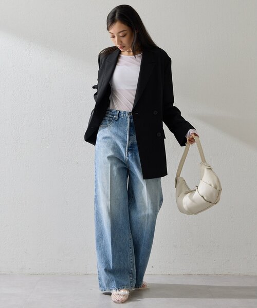 Whim Gazette（ウィムガゼット）の「ストレートデニム（デニムパンツ・レディース・ブルー・38/36）」の7枚目の写真