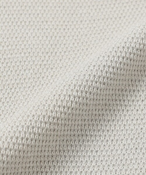 MACKINTOSH PHILOSOPHY（ﾏｯｷﾝﾄｯｼｭ ﾌｨﾛｿﾌｨｰ）の「14Gカノコ調 ダブルニットジャケット（テーラードジャケット・メンズ・ライトグレー/ダークネイビー・40/38）」の4枚目の写真