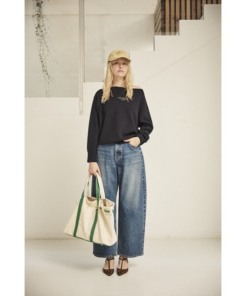 Rouge vif（ルージュヴィフ）の「【CHIMERE/シメール】キャンバストート(大)（トートバッグ・レディース・レッド/ネイビー/グリーン・フリー）」の6枚目の写真