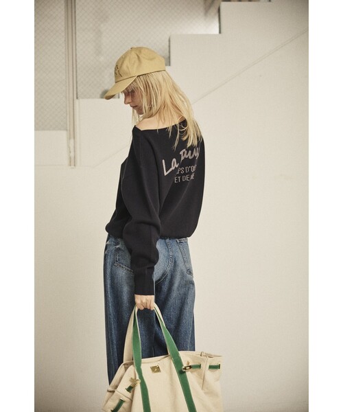 Rouge vif（ルージュヴィフ）の「【CHIMERE/シメール】キャンバストート(大)（トートバッグ・レディース・レッド/ネイビー/グリーン・フリー）」の8枚目の写真