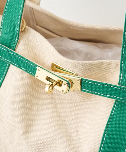 Rouge vif（ルージュヴィフ）の「【CHIMERE/シメール】キャンバストート(大)（トートバッグ・レディース・レッド/ネイビー/グリーン・フリー）」の21枚目の写真