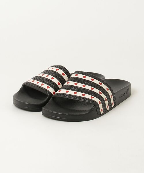 adidas（アディダス）の「アディレッタ サンダル / Adilette Slides / アディダスオリジナルス adidas Originals（サンダル・レディース・ブラック/ピンク・22.5cm/23.5cm/24.5cm/25.5cm/26.5cm/27.5cm/28.5cm）」の10枚目の写真