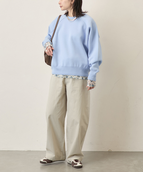 JOURNAL STANDARD(ジャーナルスタンダード)の「【洗える】スウェットライクニットプルオーバー(ニット/セーター・レディース・グレー/ブルー系その他/ホワイト・FREE)」の22枚目の写真