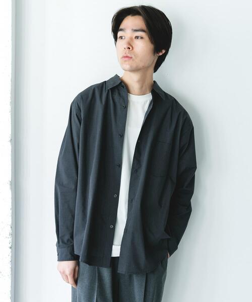 URBAN RESEARCH DOORS(アーバンリサーチドアーズ)の「TCブロードレギュラーカラーシャツ(シャツ/ブラウス・メンズ・ブルー系その他/ブラック系その他/ベージュ系その他・LARGE/MEDIUM)」の16枚目の写真