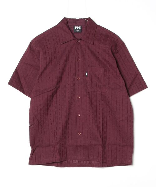 FTC（エフティーシー）の「CHECKER LACE SHIRT（シャツ/ブラウス・メンズ・ワイン/ホワイト/ブラック・LARGE/MEDIUM/X-LARGE）」の7枚目の写真
