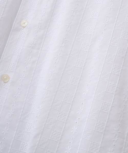 FTC（エフティーシー）の「CHECKER LACE SHIRT（シャツ/ブラウス・メンズ・ワイン/ホワイト/ブラック・LARGE/MEDIUM/X-LARGE）」の9枚目の写真
