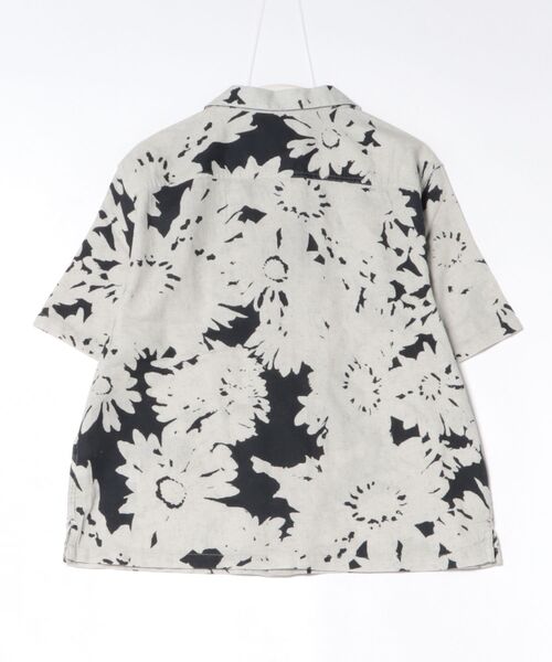 ALLSAINTS（オールセインツ）の「GIRONA LINEN BLEND CROPPED SHIRT | GIRONA リネン ブレンド クロップド シャツ（シャツ/ブラウス・メンズ・ホワイト系その他・XS/S/M/L）」の2枚目の写真