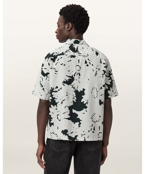 ALLSAINTS（オールセインツ）の「GIRONA LINEN BLEND CROPPED SHIRT | GIRONA リネン ブレンド クロップド シャツ（シャツ/ブラウス・メンズ・ホワイト系その他・XS/S/M/L）」の6枚目の写真