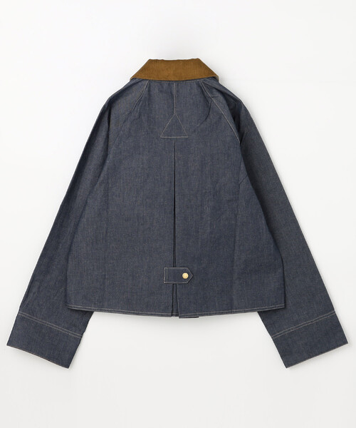 FREAK'S STORE(フリークスストア)の「Barbour/バブアー barbour Freckleton デニムジャケット/FRECKLETON CASUAL JACKET/フレックルトン カジュアル ジャケット(ブルゾン・レディース・ネイビー・8/10)」の2枚目の写真