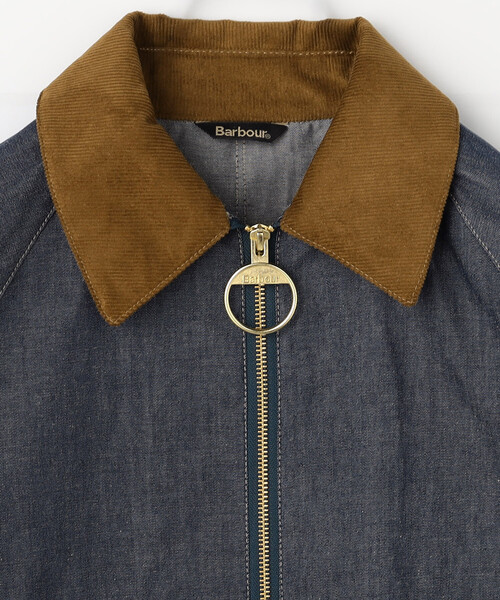 FREAK'S STORE(フリークスストア)の「Barbour/バブアー barbour Freckleton デニムジャケット/FRECKLETON CASUAL JACKET/フレックルトン カジュアル ジャケット(ブルゾン・レディース・ネイビー・8/10)」の3枚目の写真
