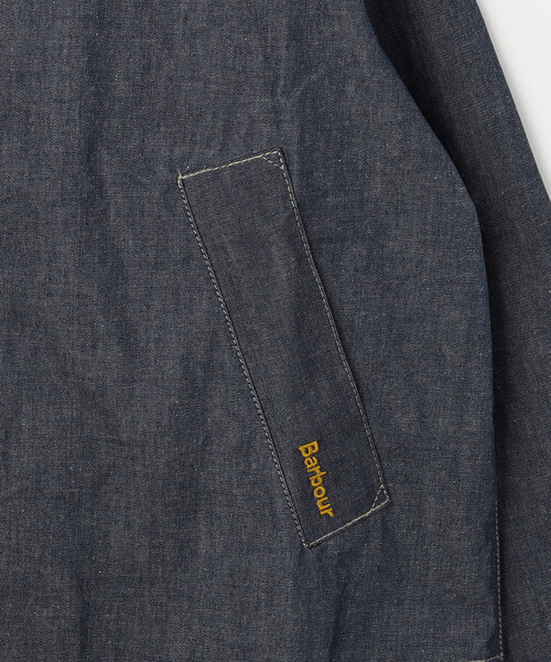 FREAK'S STORE(フリークスストア)の「Barbour/バブアー barbour Freckleton デニムジャケット/FRECKLETON CASUAL JACKET/フレックルトン カジュアル ジャケット(ブルゾン・レディース・ネイビー・8/10)」の4枚目の写真