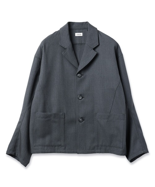 JIEDA(ジエダ)の「ENGINEERED TAILORED JACKET(テーラードジャケット・メンズ・ダークグレー・2)」の1枚目の写真