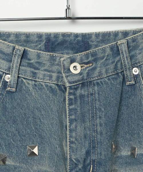 LAND MUSEUM(ランドミュージアム)の「LAND MUSEUM/ロックスタッズデニム(デニムパンツ・メンズ・ブラック/ブルー・LARGE/MEDIUM)」の20枚目の写真