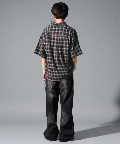 LAND MUSEUM(ランドミュージアム)の「LAND MUSEUM/ロックスタッズデニム(デニムパンツ・メンズ・ブラック/ブルー・LARGE/MEDIUM)」の11枚目の写真