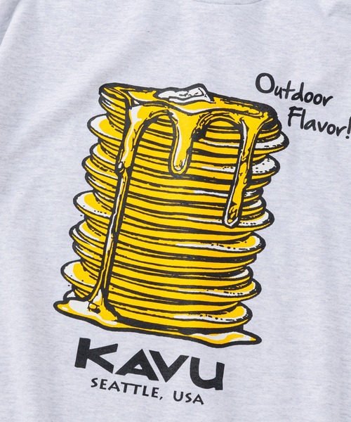 KAVU(カブー)の「KAVU/カブー Pancake Tee/パンケーキ Tシャツ(Tシャツ/カットソー・メンズ・アッシュグレー/ホワイト/パープル・LARGE/MEDIUM)」の10枚目の写真