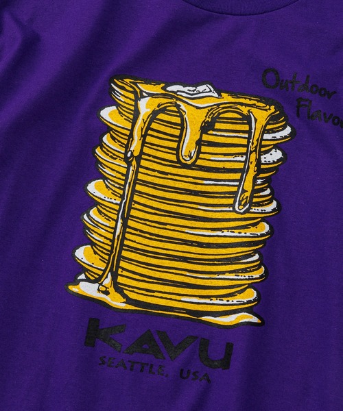 KAVU(カブー)の「KAVU/カブー Pancake Tee/パンケーキ Tシャツ(Tシャツ/カットソー・メンズ・アッシュグレー/ホワイト/パープル・LARGE/MEDIUM)」の13枚目の写真
