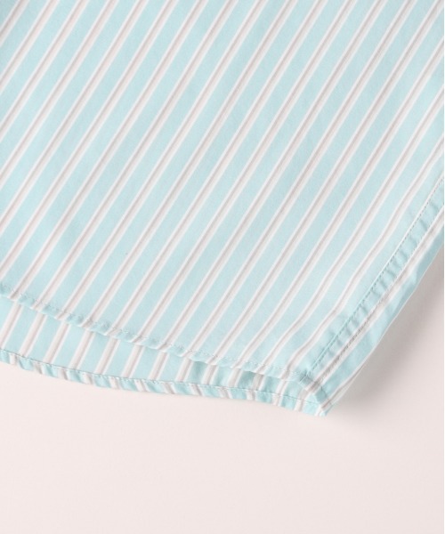 BACK NUMBER（バックナンバー）の「【BACK NUMBER】ブロードストライプ長袖シャツ（シャツ/ブラウス・メンズ・ベージュ/グリーン/ブルー・M/L/XL/S）」の17枚目の写真