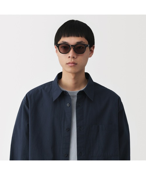 無印良品（ムジルシリョウヒン）の「ＵＶ４００　ボストン型　サングラス（サングラス・レディース・ブラック/ブラウン/グレー系/カーキ/ピンク・FREE）」の9枚目の写真