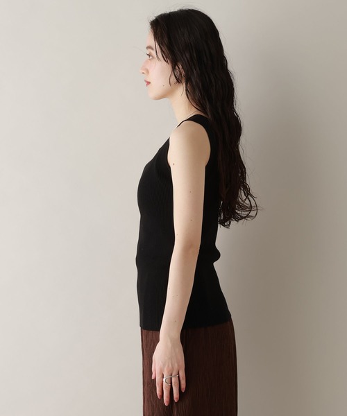 RAGEBLUE（レイジブルー）の「前後2WAY/ニットタンクトップ（タンクトップ・レディース・ピンク/ホワイト/ブラック/ネイビー系/グレー系・FREE）」の9枚目の写真