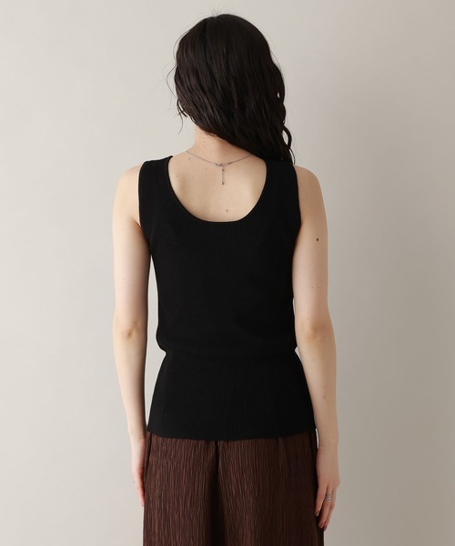 RAGEBLUE（レイジブルー）の「前後2WAY/ニットタンクトップ（タンクトップ・レディース・ピンク/ホワイト/ブラック/ネイビー系/グレー系・FREE）」の10枚目の写真