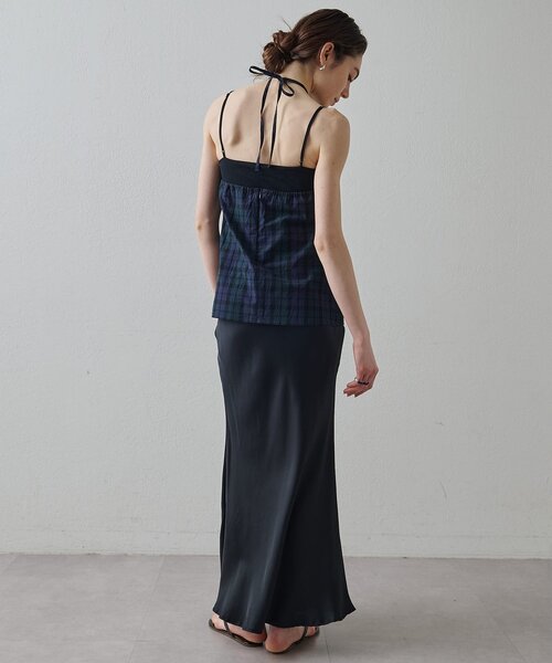 Drawing Numbers（ドローイング ナンバーズ）の「【Drawing Numbers】オーガニックコットンホルターキャミソール（シャツ/ブラウス・レディース・ブラック/ネイビー/ベージュ・38）」の20枚目の写真